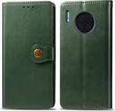 Voor HUAWEI Mate 30 Pro Hat-Prince Litchi Texture horizontale flip lederen tas met kaartsleuven (groen)