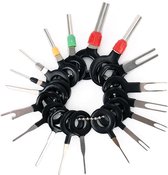 18 STKS Auto Plug Circuit Board Kabelboom Terminal Extractie Pick Connector Crimp Pin Terug Naald Verwijderen Tool