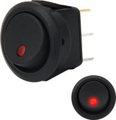 20 Amp 12 Volt Drievoudige Stekkers LED AAN UIT Rocker Aan / uit-schakelaar (Rood Licht)
