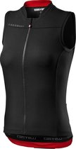 Castelli Fietsshirt mouwloos Dames Zwart Rood - ANIMA 3 SLEEVELESS LIGHT BLACK-RED -   M