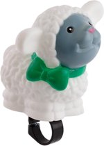 fietstoeter Schaap wit 10 cm