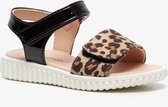Blue Box meisjes sandalen met luipaardprint - Bruin - Maat 25