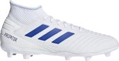 Adidas Predator 19.3 FG Voetbalschoen Senior - maat 42 - kleur wit/blauw