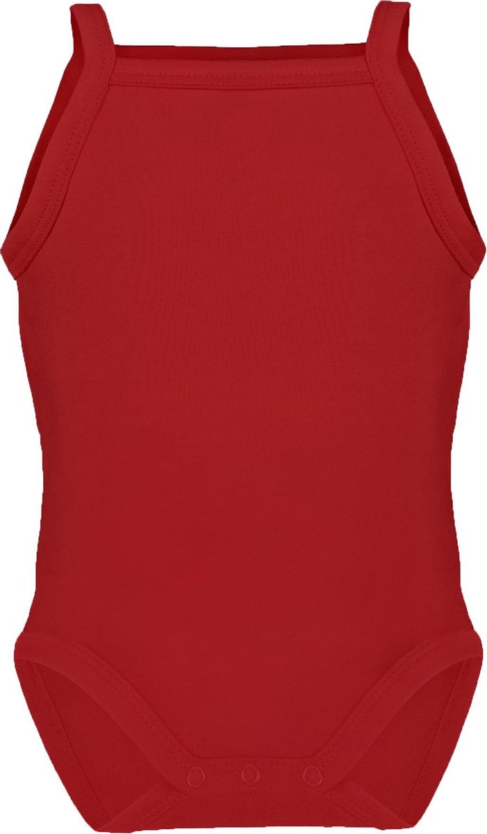TOSKE meisjes romper met spaghettibandje - Rood - Maat 86/92
