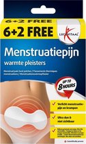 12x Lucovitaal Warmtepleister Menstruatiepijn 8 stuks