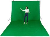 Green Screen - 3x6m - 300x600cm - Chroma Key - Groen doek - Achtergronddoek voor foto- en videografie - Fotostudio - Videostudio - Katoen