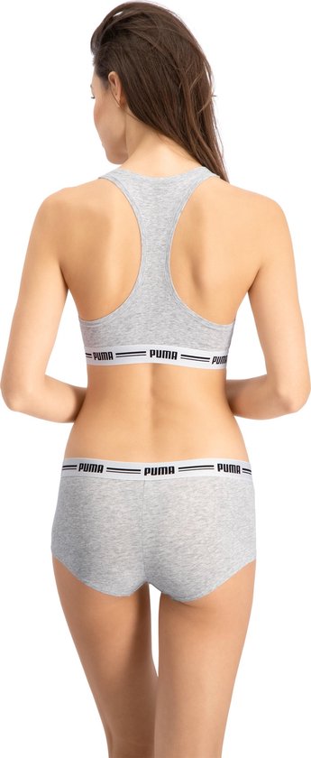 PUMA PUMA WOMEN RACER BACK TOP 1P HANG Soutien-gorge femme - gris chiné - Taille S
