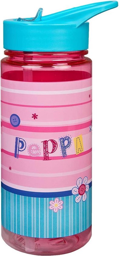 Peppa Pig Drinkbeker 500 ML - Beker - Rietjesbeker - Schoolbeker - Drinkbeker - Peppa Big - Roze - Blauw -  Lunchbeker - Schoollunch - Peppa Pig