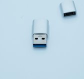 USB 3.0 naar USB-C Adapter - Koppelstuk - Zilver