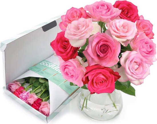 Pretty pink | Brievenbus rozen | Uniek cadeau bezorgd door de brievenbus |  bol