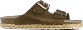 Capobella  Slippers / Slides Dames - C1006 - Taupe - Maat 38