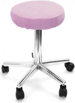 Mega Beauty Shop® Hoes voor krukken werkstoel paars - Beschermhoes