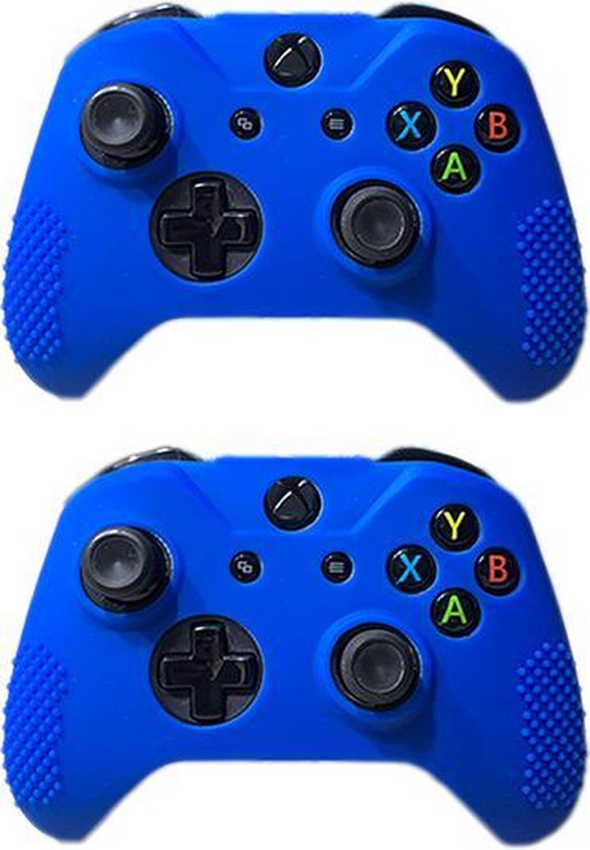 Siliconen controller hoes - Blauw - 2 stuks - Geschikt voor Xbox One