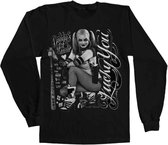 DC Comics Suicide Squad Longsleeve shirt -M- Harley Quinn - Lucky You Zwart