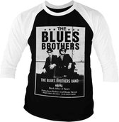 The Blues Brothers Raglan top -XL- Poster Zwart/Wit