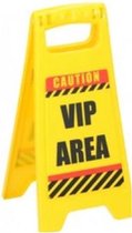 Eddy Toys Waarschuwingsbord Vip Arena 24,5 Cm Geel