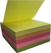 Office Depot Zelfklevende Notes 50 x 50 mm Geel 5 Blokken van 50 Vellen