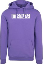 FitProWear Trui Heren Block - Paars - maat S - Mannen - Hoodie - Trui  - Sweater - Sporttrui - Sportkleding - Casual kleding - Trui Heren - Paarse trui - Katoen / Polyester - Trui Capuchon - Hoodie Capuchon