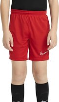 Nike - Academy Shorts JR - Voetbalbroekje Kids - 128 - 140 - Rood