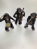 Apen Orkest 30 cm Hoog Muziek apen