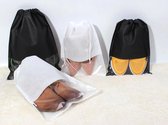 Hiden | Schoenen beschermhoes - Schoenenzak - Schoenentas - Organizer - Waterdicht - Reizen - Accessoire | Wit