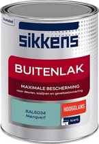 Sikkens Buitenlak - Verf - Hoogglans - Mengkleur - RAL6034 - 1 liter