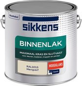 Sikkens Binnenlak - Verf - Hoogglans - Mengkleur - RAL1013 - 2,5 liter