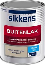 Sikkens Buitenlak - Verf - Zijdeglans - Mengkleur - RIJKS zacht bruin - 1 liter