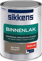 Sikkens Binnenlak - Verf - Hoogglans - Mengkleur - RAL7006 - 1 liter