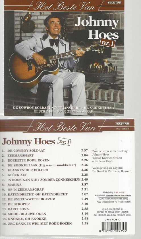 Het Beste Van Johnny Hoes Nr 1, Johnny Hoes | CD (album) | Muziek | bol.com