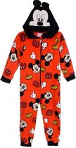 Mickey Mouse onesie - maat 104 - Disney huispak pyjama rood