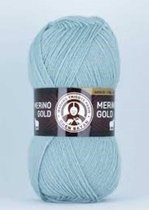 Merino wol - 2 bollen van 100 gram - lichtblauw - kleurcode 0135 - Madame Tricote Paris