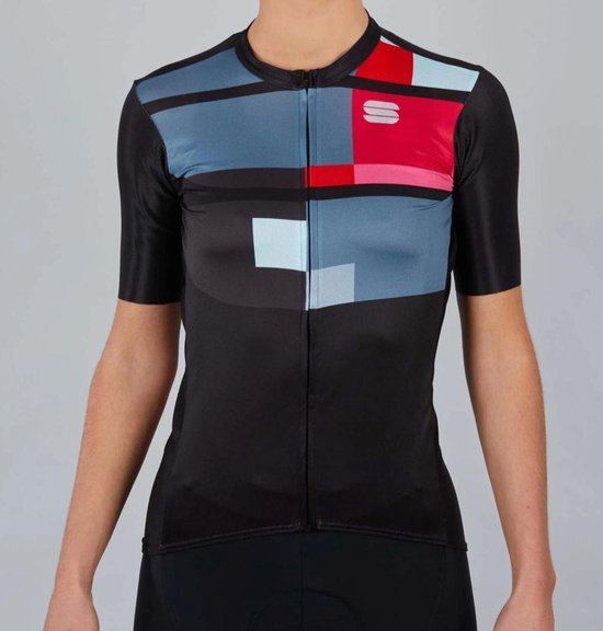 Foto: Sportful idea w fietsshirt dames zwart maat xl
