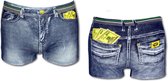 Fun boxer 'Jeansprint' Grijs/Blauw maat L (92115)