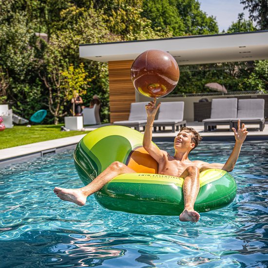 Swim Essentials | Opblaas Tropisch Avocado incl. Strandbal