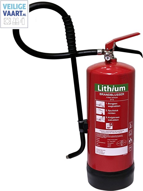 Lithium brandblusser | 6 Liter | Ecofex | bol.com
