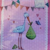 PPD Servetten - Baby Girl - 33 x 33