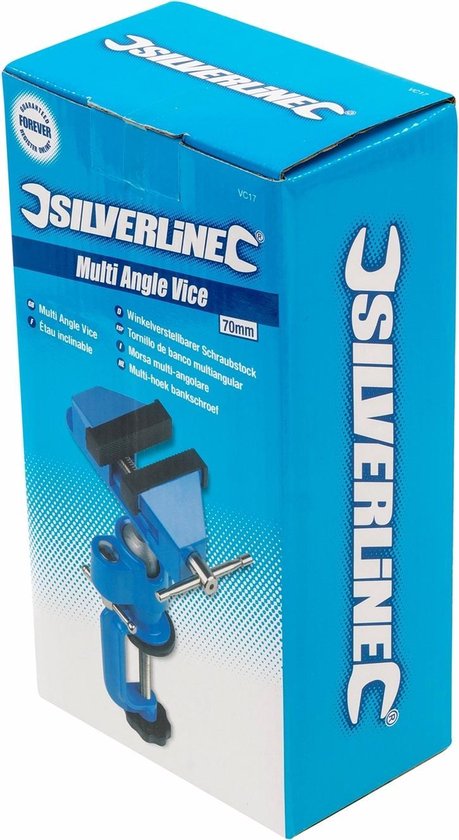 Silverline Multi-hoek bankschroef, 70 mm - Silverline