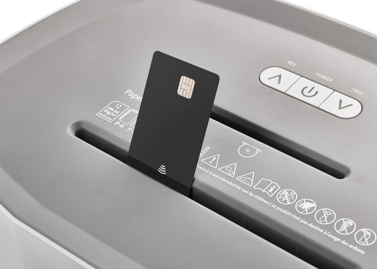 Dahle PaperSAFE 260 - Papierversnipperaar 4x12mm met 25L bak thumbnail 3