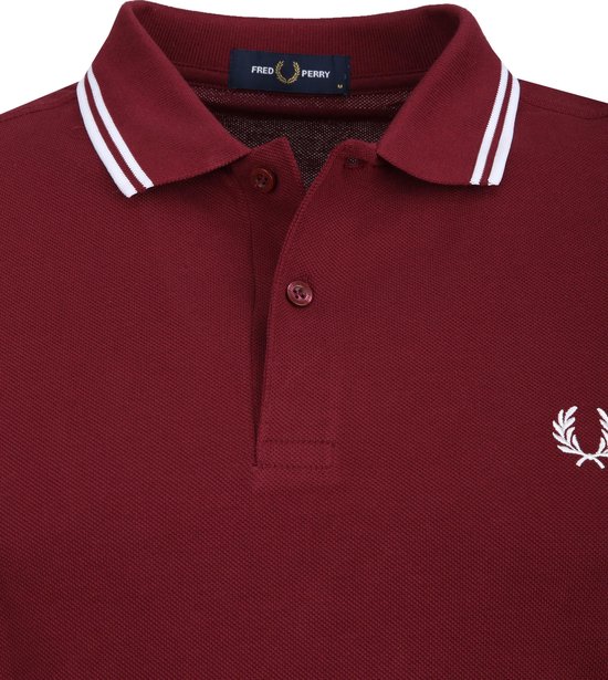 straf sector B.C. Fred Perry Polo Bordeaux Rood - Bordeaux maat L | bol.com