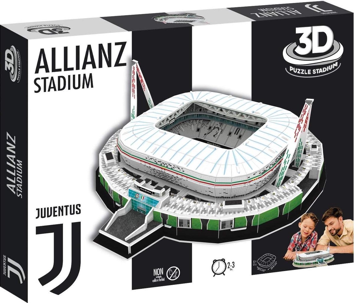 ritme naaimachine Logisch 3d Puzzel Juventus: Allianz 98 stukjes | bol.com