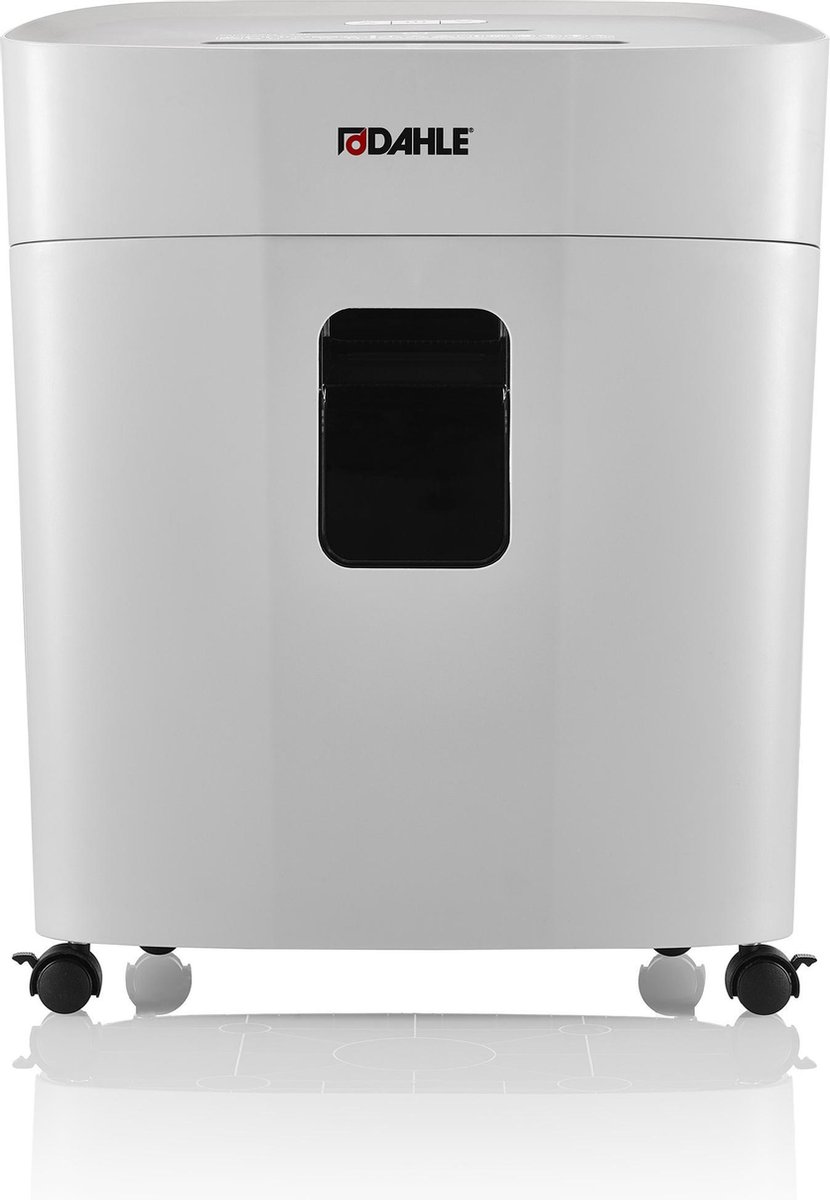 Dahle® PaperSAFE 420 - Papierversnipperaar - 2x15 mm snipper - 25L opvangbak - Bladen max per 10 - P5 - Nietjes bankkaarten paperclips cd's - Continu 480 min - Geluidsarm 60 db thumbnail 2