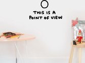 Wall Sticker - This is a point of view