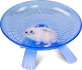 Hamster speelgoed - Looprad - Loopwiel - Blauw - ⌀ 18cm