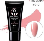 Elvi Polygel 30ml Nude starterskit- Nagelverlenging - UV/Led nagel poly gel kleur Nude skin-Quick Extension