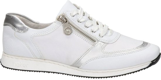 Rieker dames sneaker - Wit - Maat 37 | bol.com