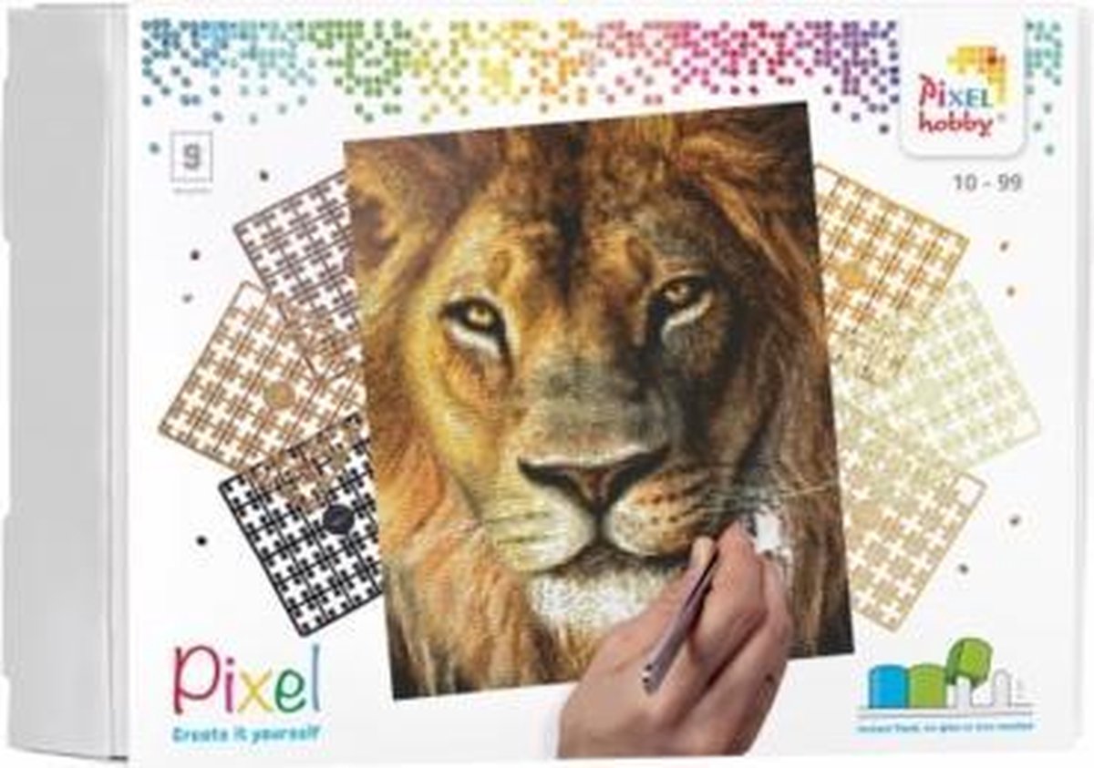 Pixelhobby Geschenkverpakking Leeuw 90046