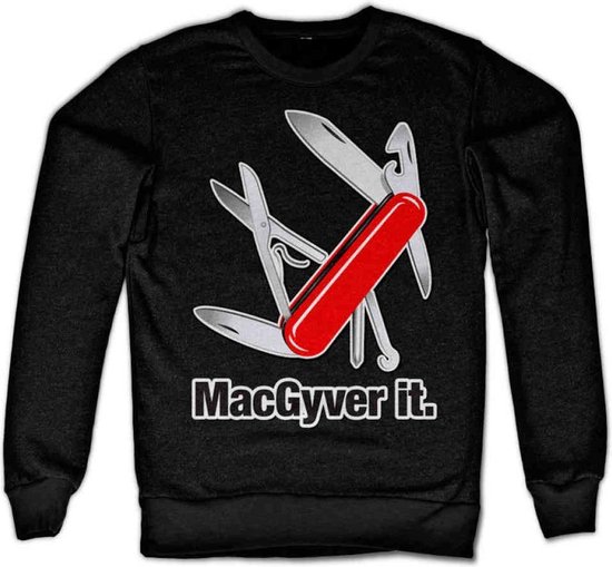 MacGyver Sweater/trui MacGyver It Zwart