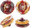 foto van Tol voor Beyblade Burst Twee in een - Single Pack- Speelgoed - Exclusief Launcher - Goud/Grijs/Rood