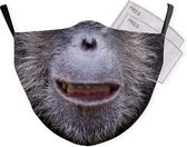 SnuitKapje Louie, het dieren snuit mondkapje (Aap)